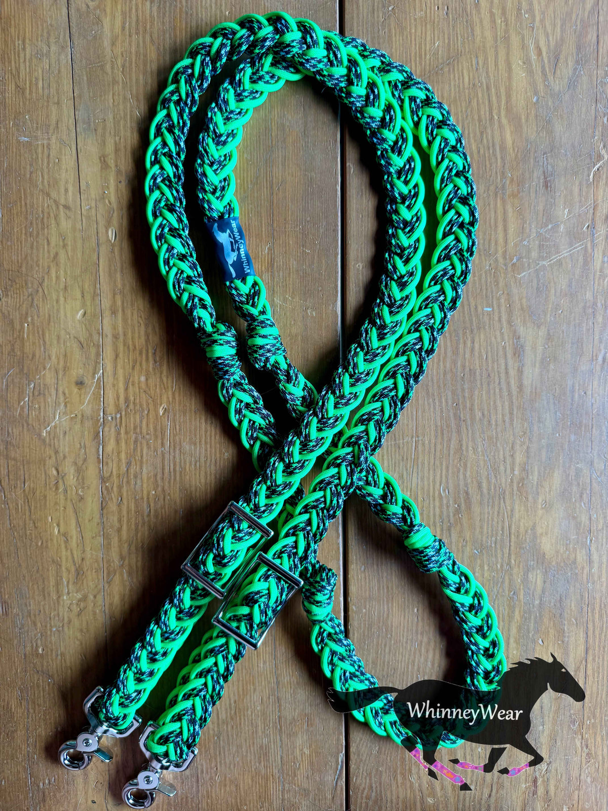 8ft Lizard Braided Reins