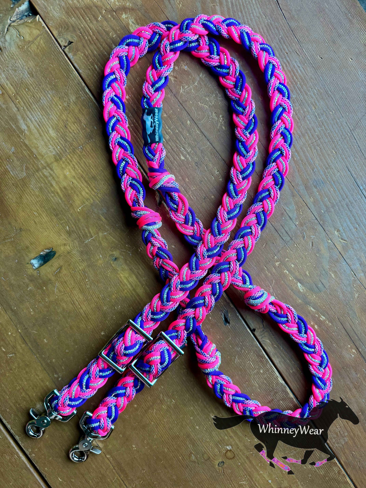 7ft Dreamer Rhinestone Braided Reins
