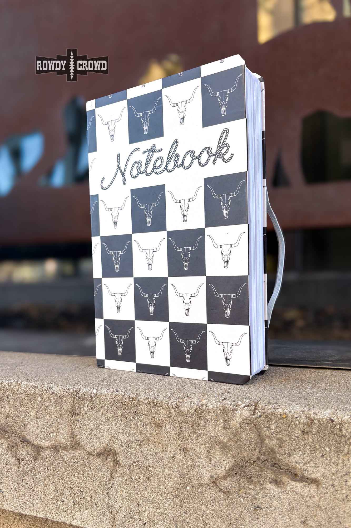 DS Checkered Skull Notebook