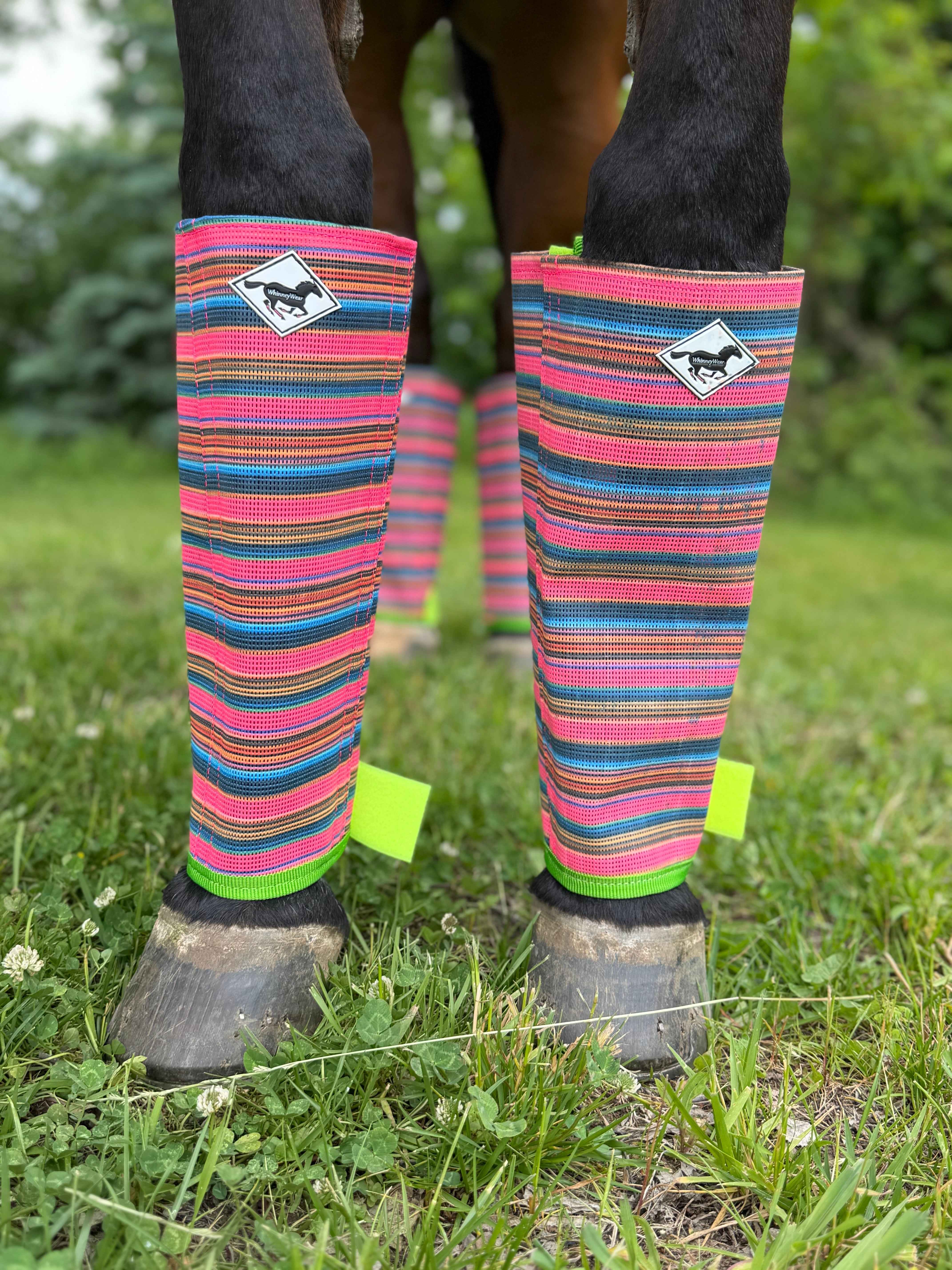 Buzz Off Fly Boots: Neon Vaquero (JR HSRF)