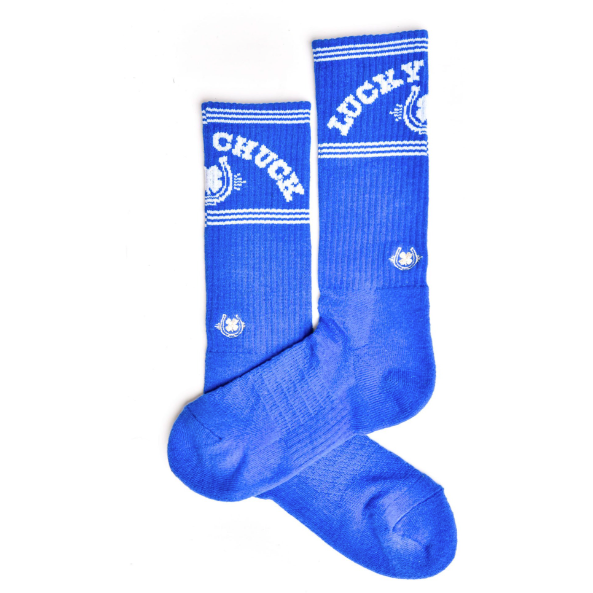 Retro Lucky Blue Performance Socks