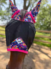 Celestial Unicorn | Buzz Off Horse Size Fly Mask | WhinneyWear