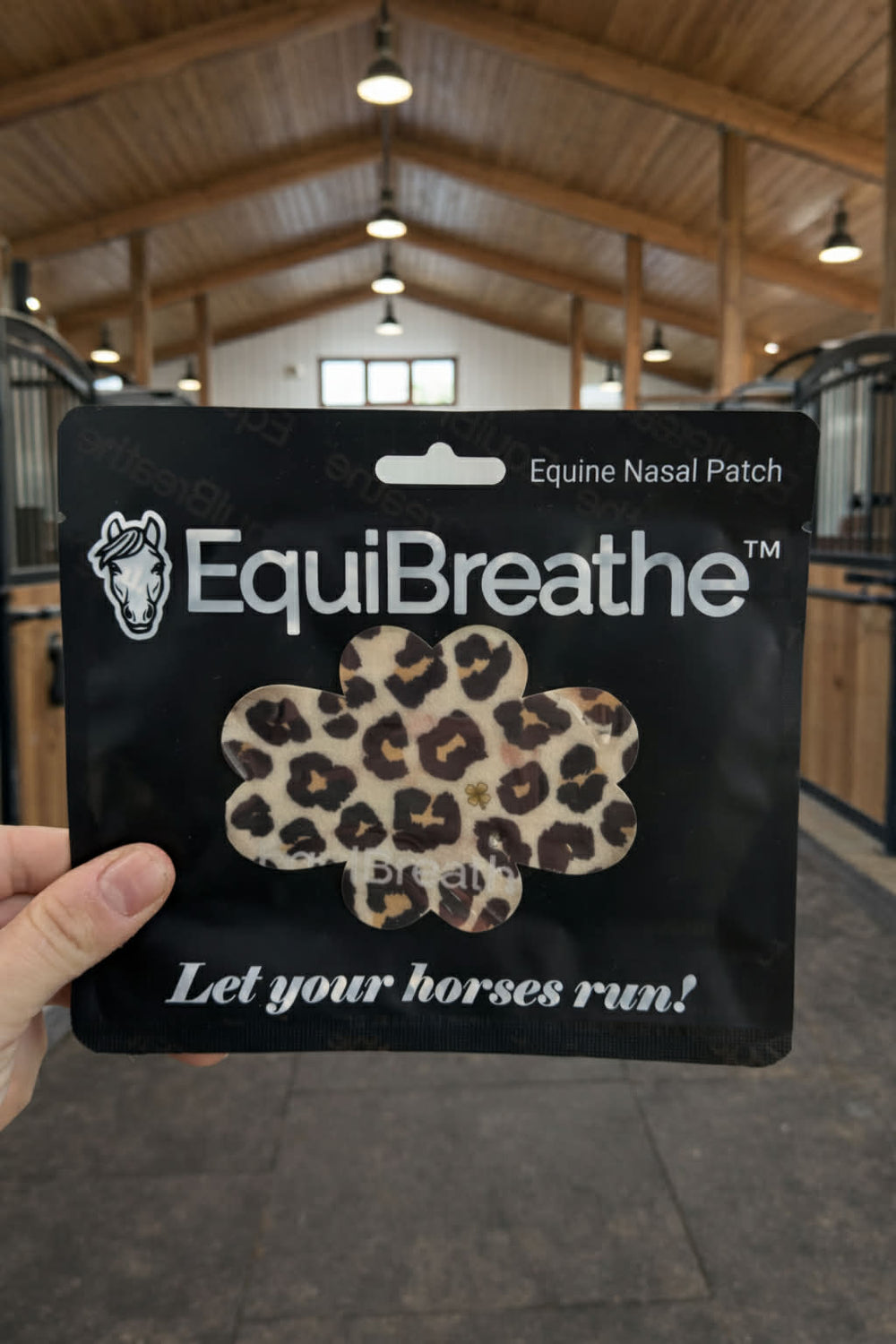 EquiBreathe Equine Nasal Patch: Cheetah