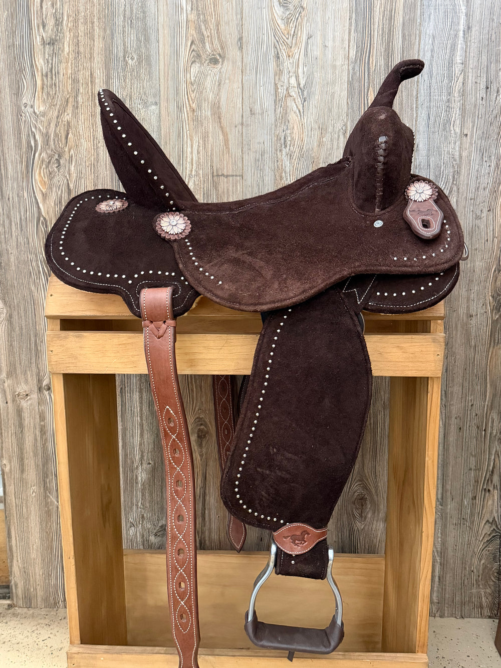 15” WhinneyLite Barrel Saddle - 7” gullet