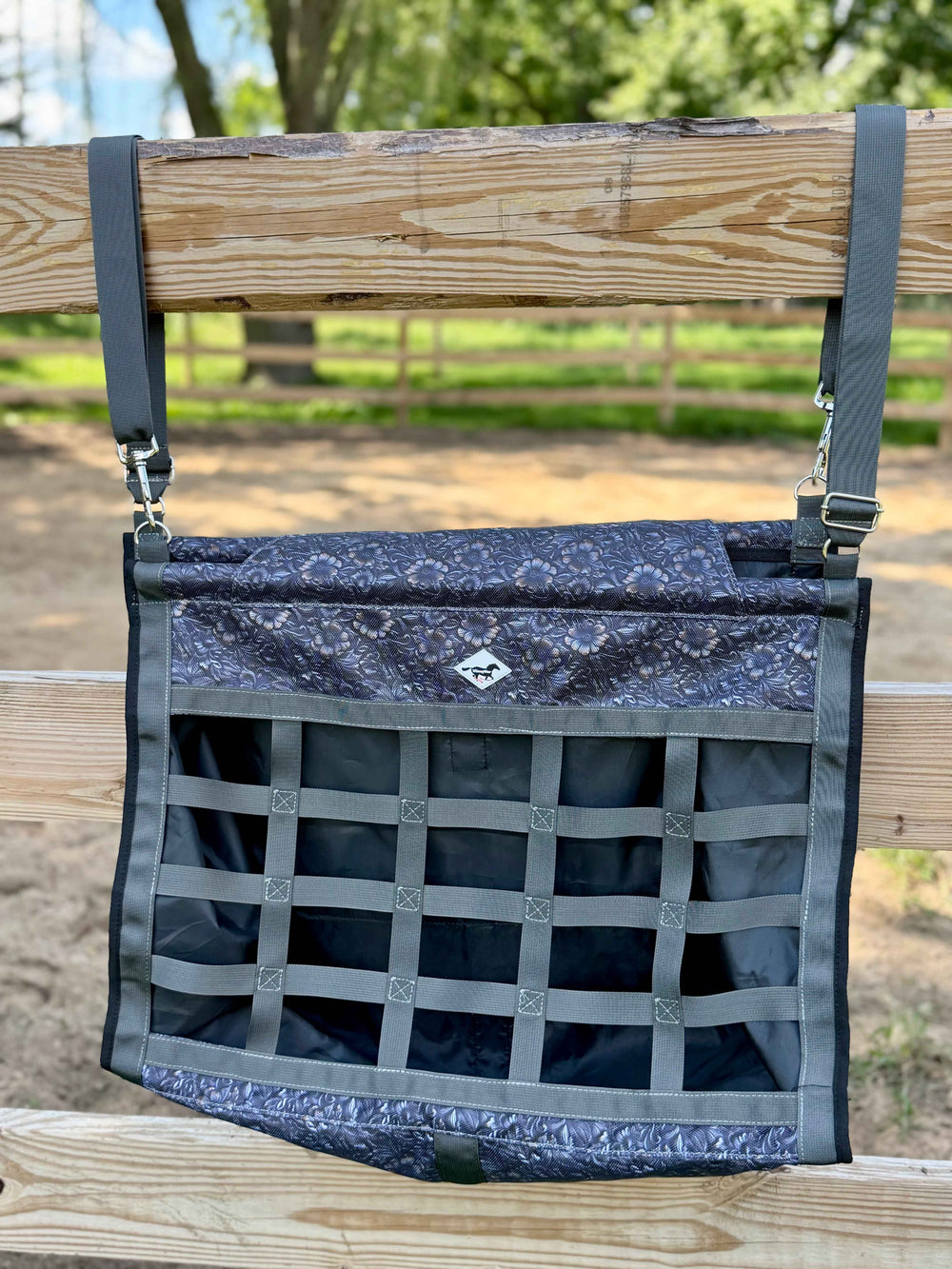Slow Graze Hay Bag - Tooled Leather | WhinneyWear
