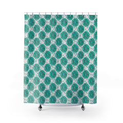 Zuni Turquoise Shower Curtain