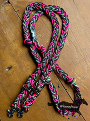 7ft Neon Lights Rhinestone Braided Reins