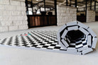 PRE ORDER Portable Stall Mat Checkered Design 5x10