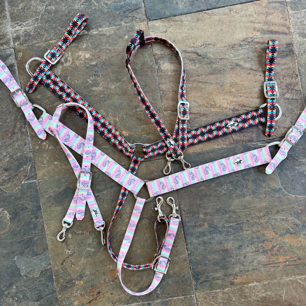 WhinneyWear Nylon Headstall & Breastcollar Set – Made to Order