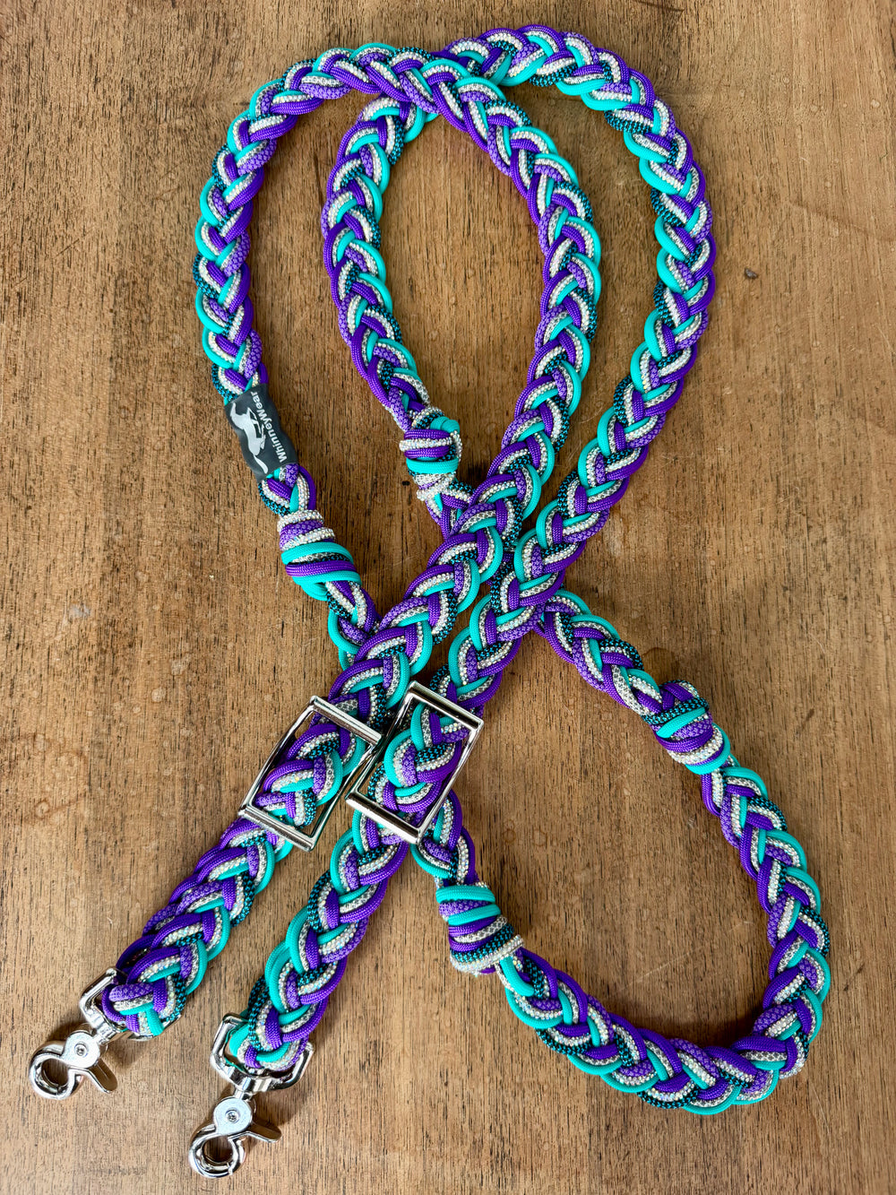 8ft Star Gazer Rhinestone Braided Reins