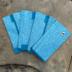 Buzz Off Fly Boots: Turquoise Cheetah