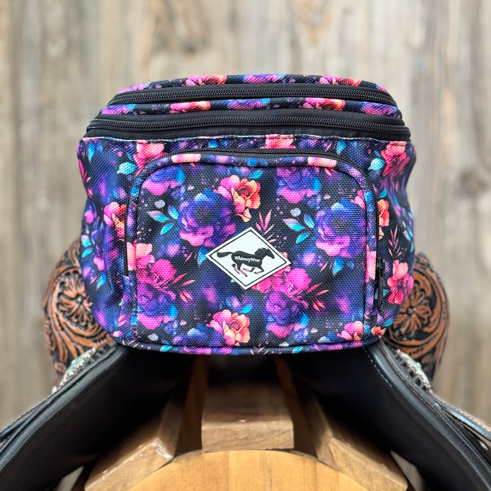 Midnight Bloom Pommel Pack – Saddle Pommel Bag | WhinneyWear