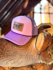 Lilac & Purple WhinneyWear Patch Hat
