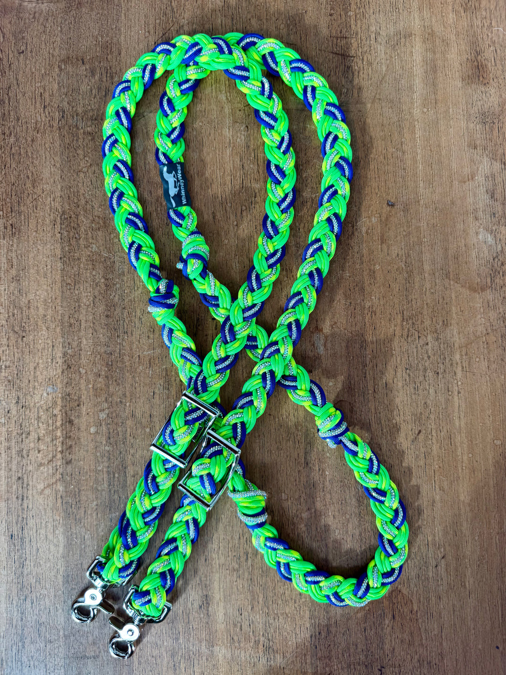 8ft Seattle Rhinestone Braided Reins
