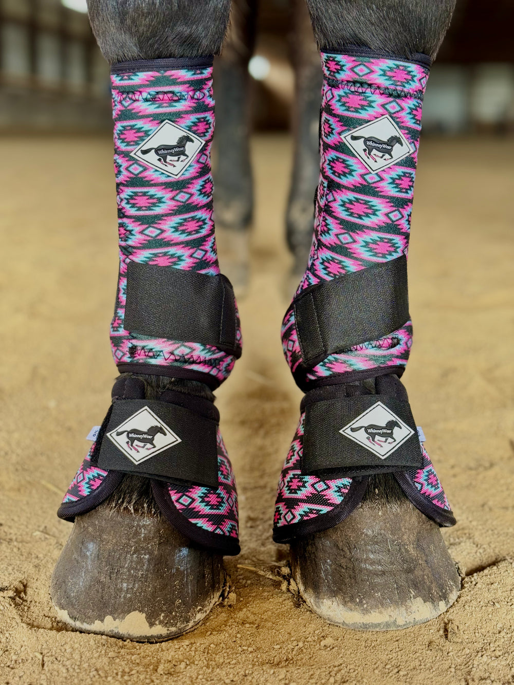 Made to Order Cotton Candy Aztec Horse Sport Boots | WhinneyWear