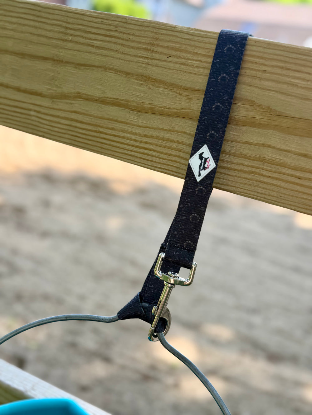 Tooled Leather Bucket Strap