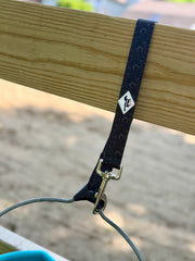 Tooled Leather Bucket Strap