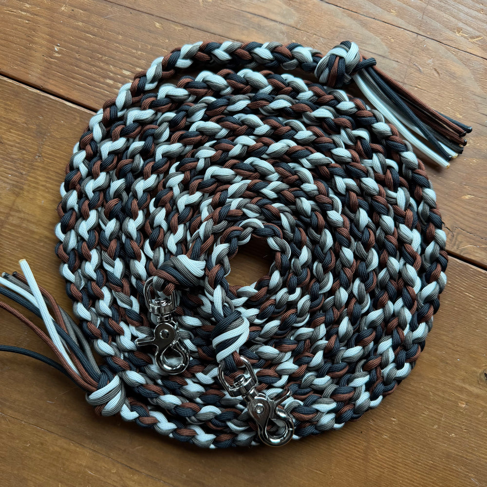 Brown & Black Split Reins