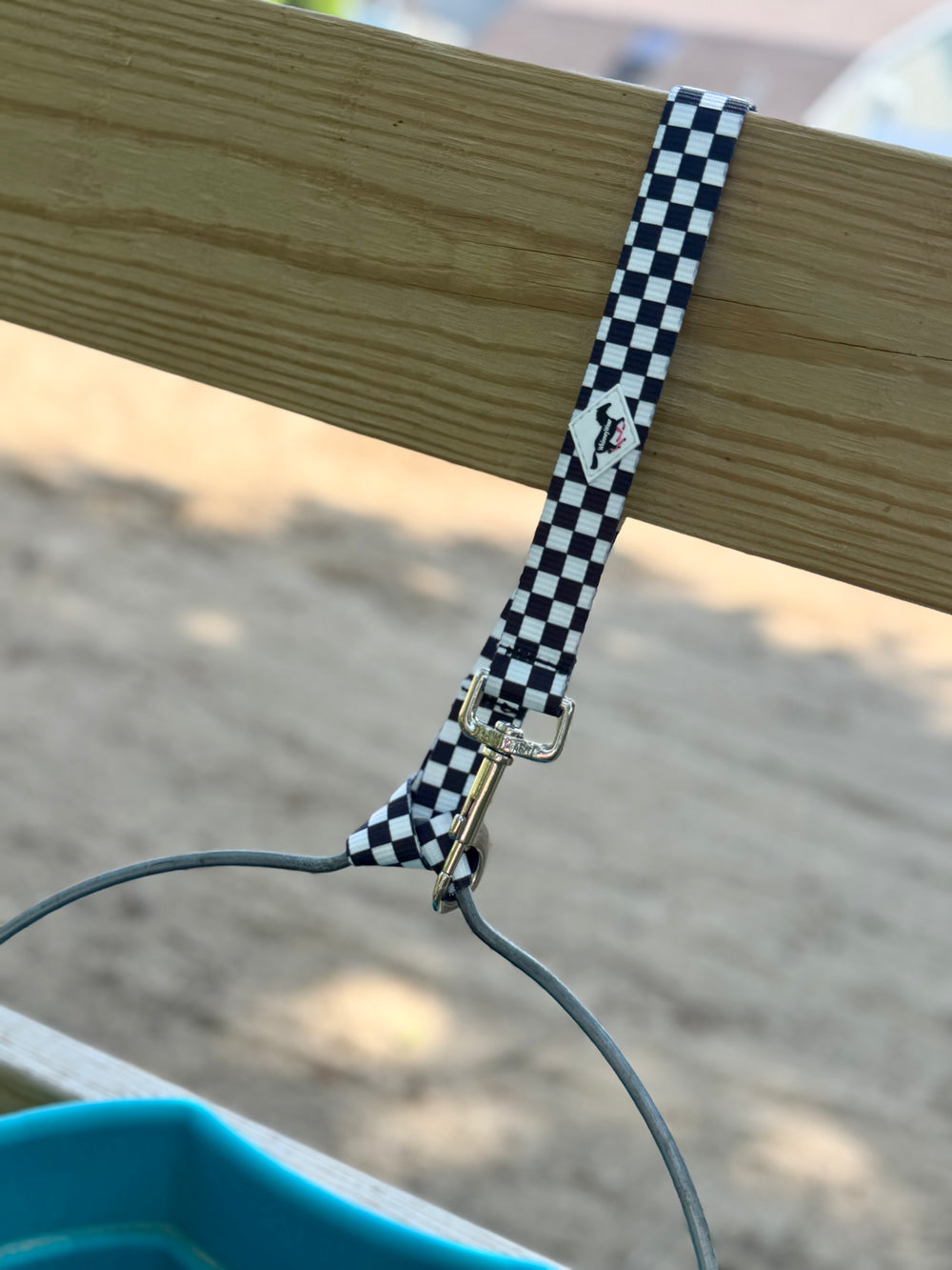Checkered Bucket Strap