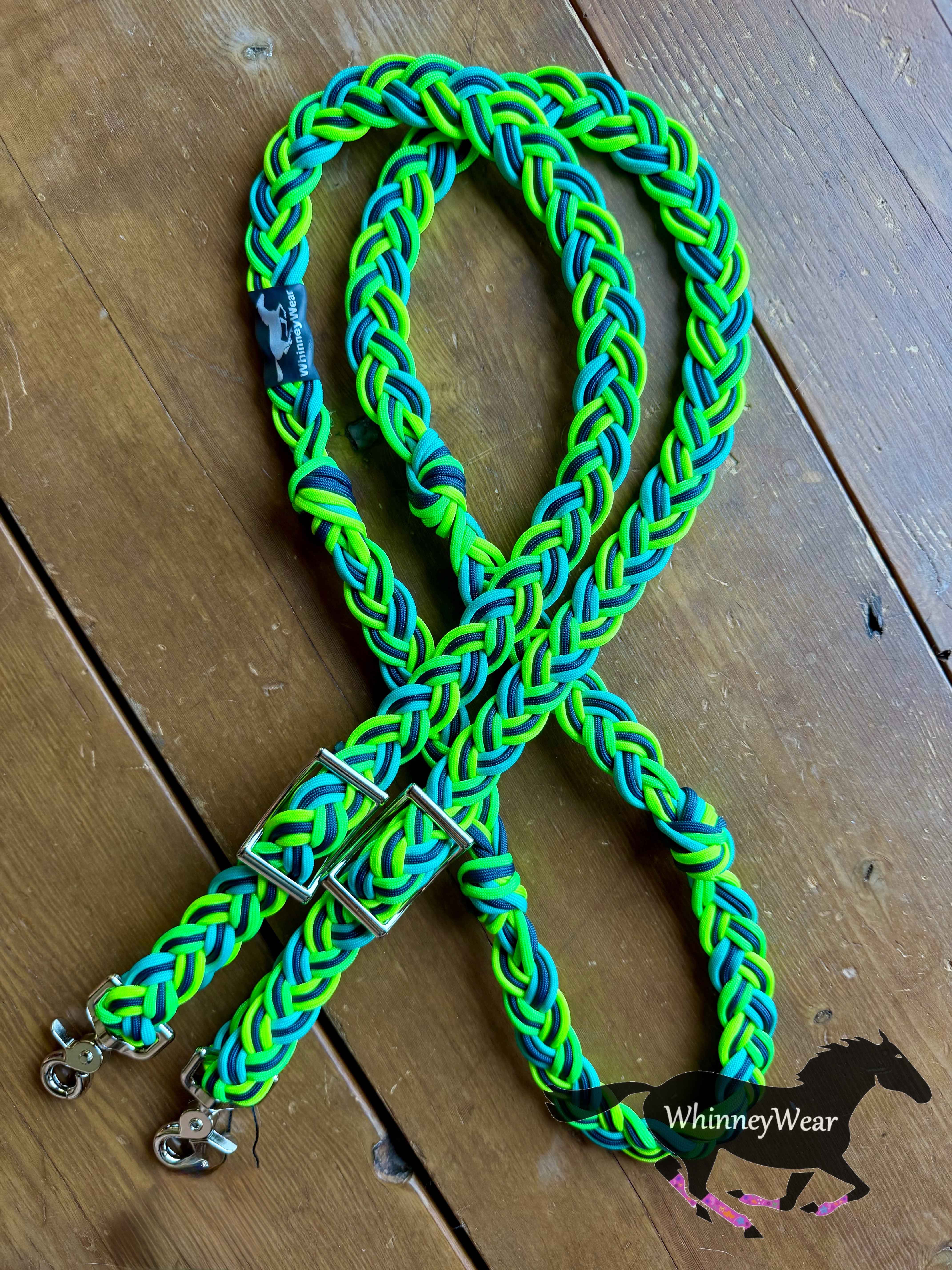 8ft Acid Braided Reins