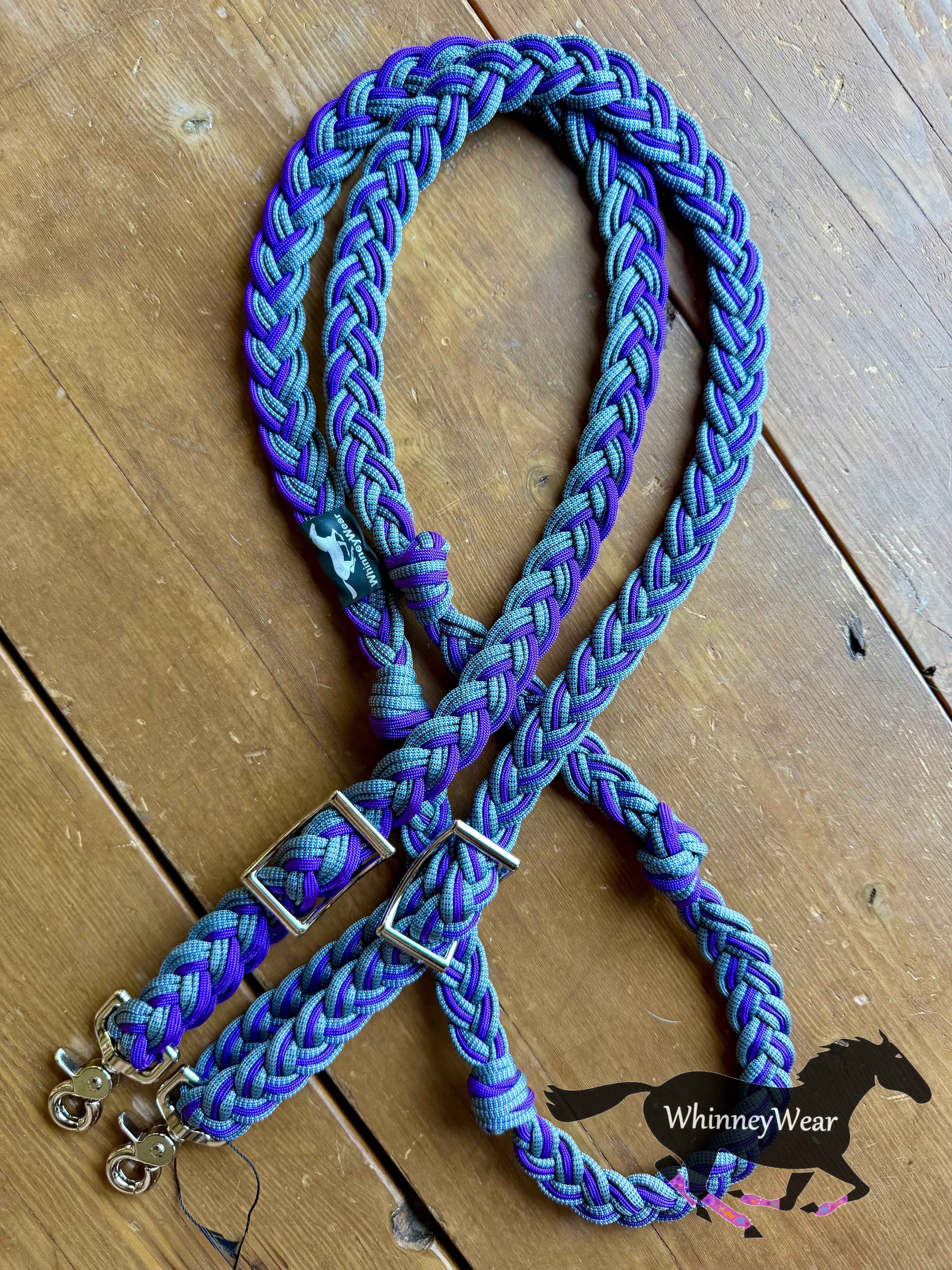 8ft Mermaid Braided Reins