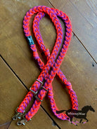 8ft Sunset Braided Reins