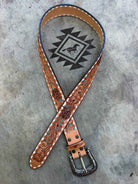 Floral & Swirls Tooled Belt