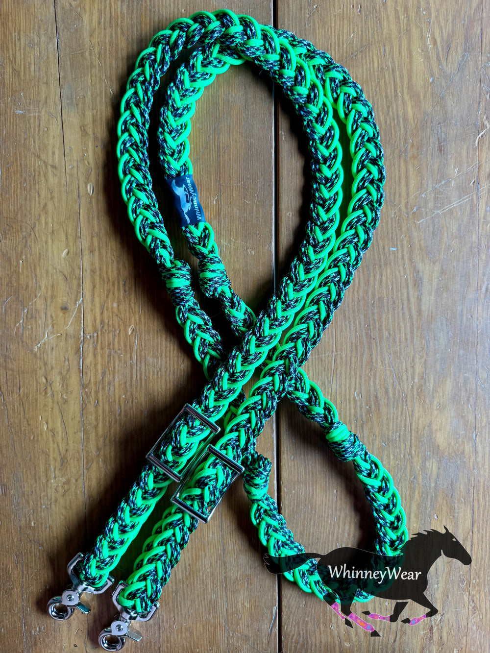 8ft Lizard Braided Reins