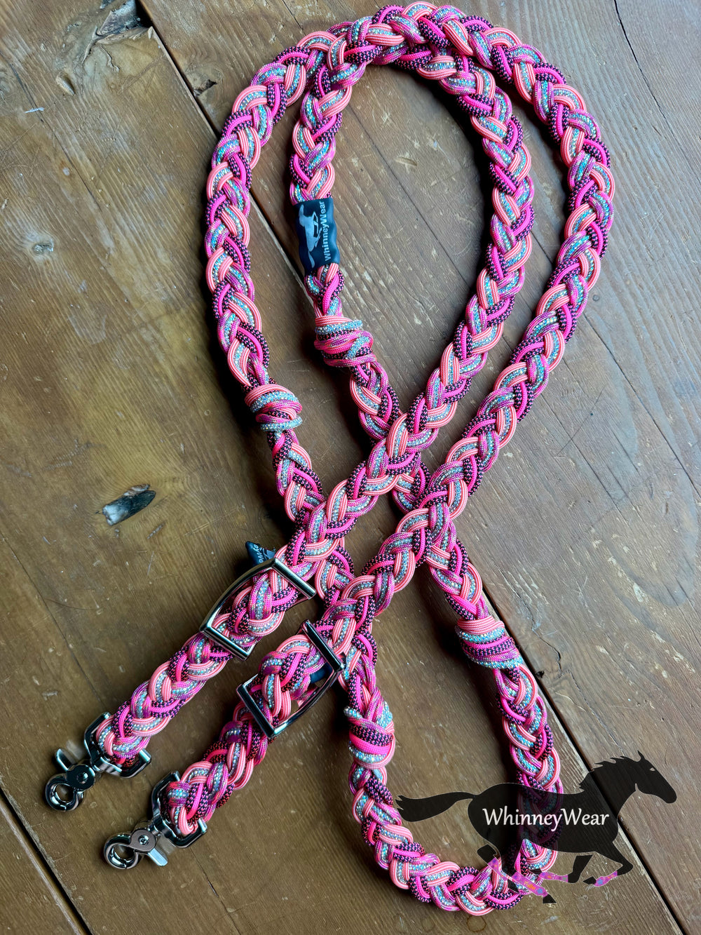 8ft Mai Tai Rhinestone Braided Reins