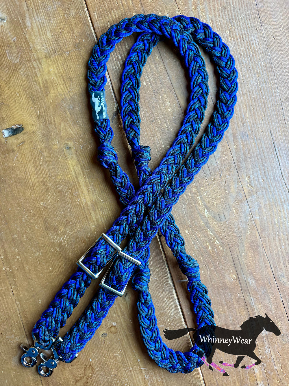 8ft Thin Blue Line Braided Reins