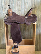 *Custom Feather Tooled Barrel Saddle - Upgrades Half Off*