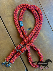 8ft Lava Braided Reins