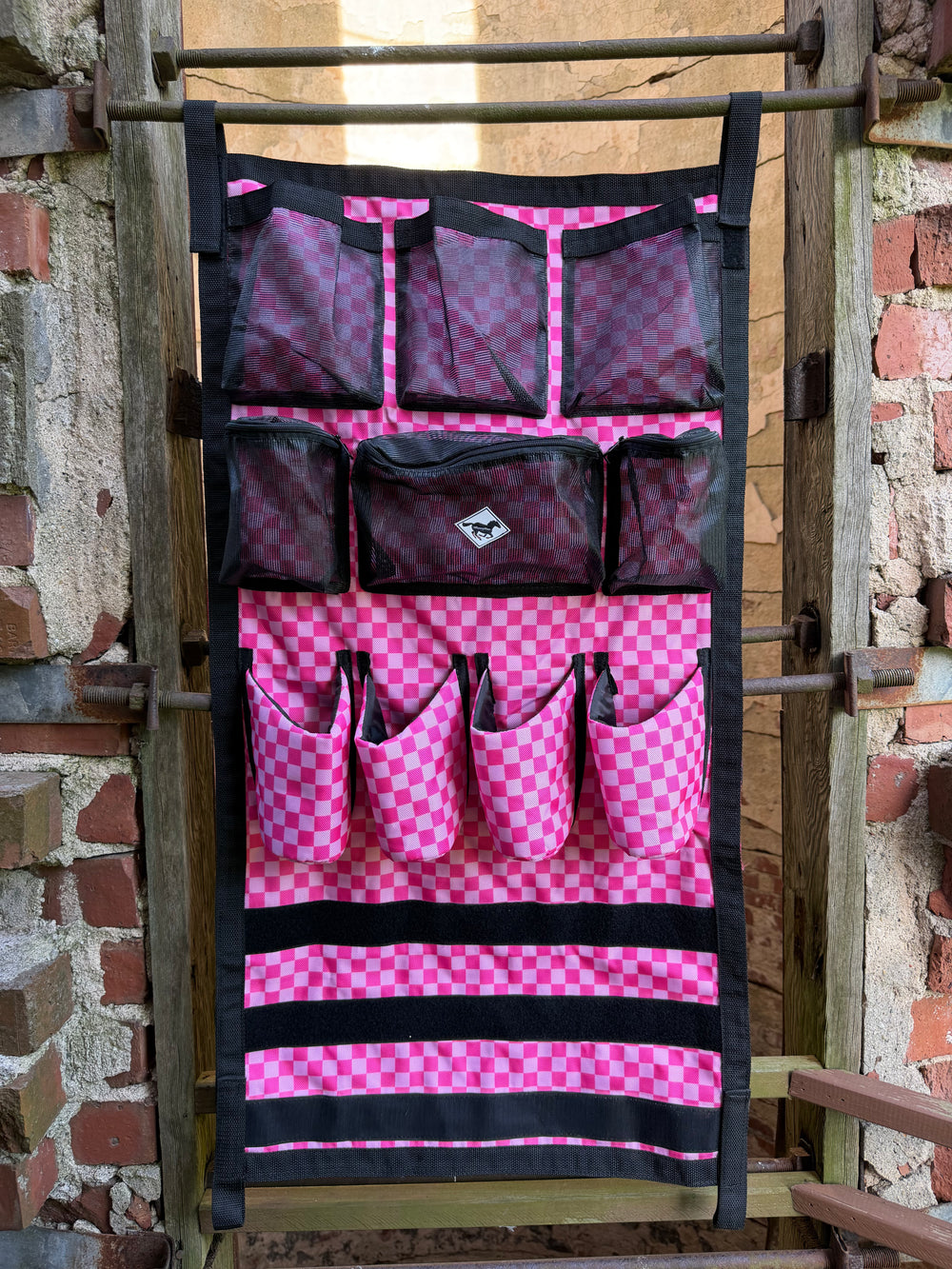 Pink Checkered Trailer Organizer