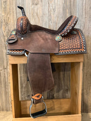 14.5” WhinneyLite Barrel Saddle - 6 3/4” Gullet