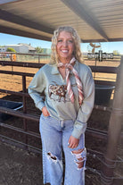 DS BLUE Lomita Longhorn Pullover