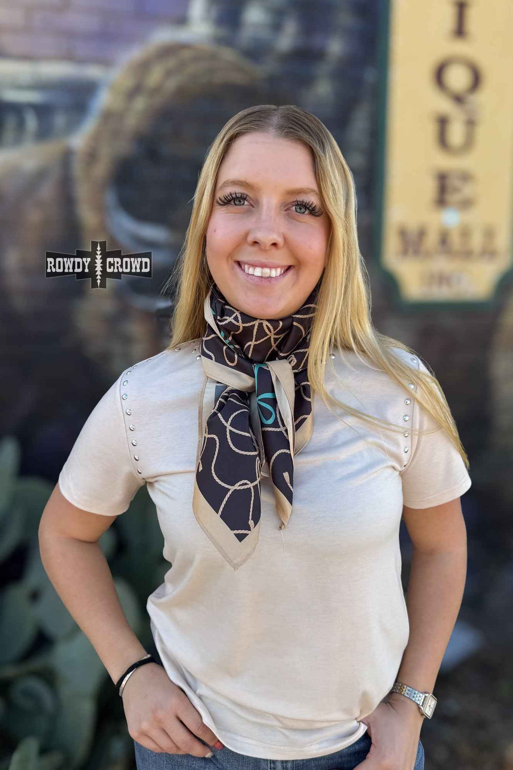 DS Rhinestone Cowgirl Wild Rag