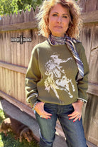 DS OLIVE Wild & Western Sweater