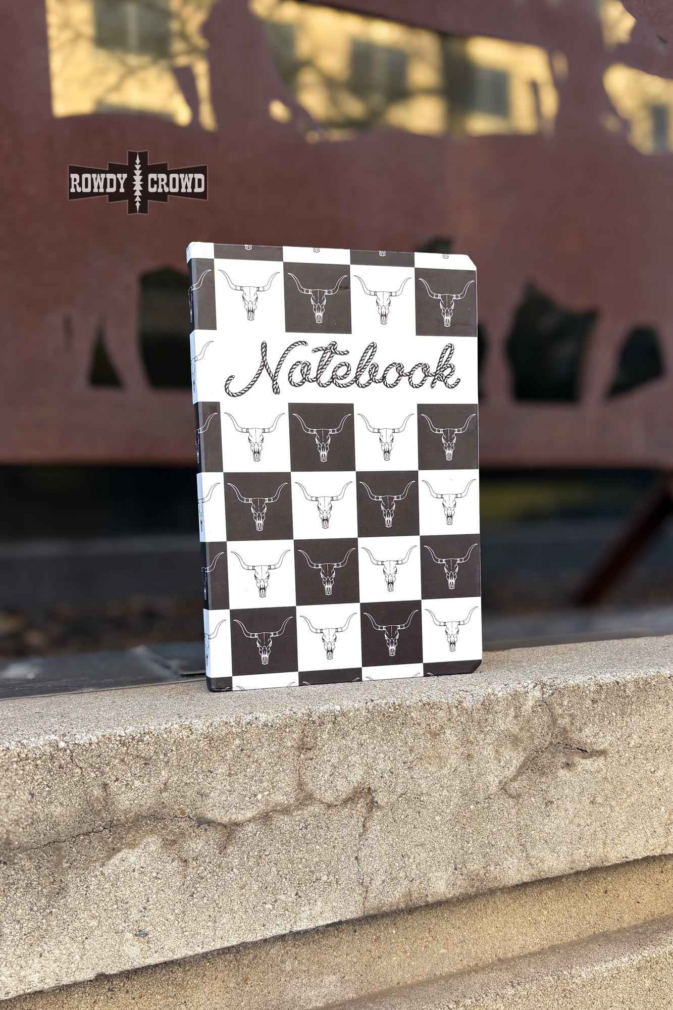 DS Checkered Skull Notebook