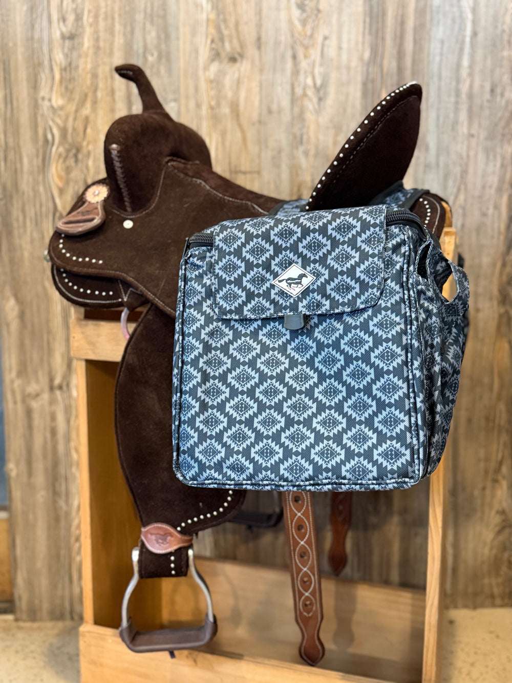 WhinneyCooler Saddlebag: Midnight Aztec
