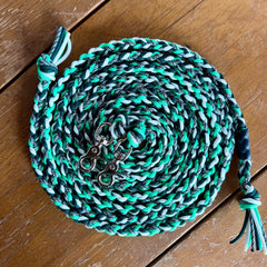 Mint & Hunter Green Split Reins