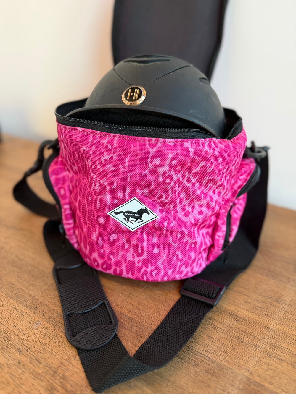 WhinneyWear Patterned Helmet Bag – Made to Order Equestrian Helmet Bag