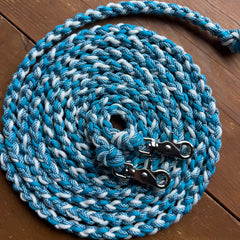 Turquoise Swirls Split Reins