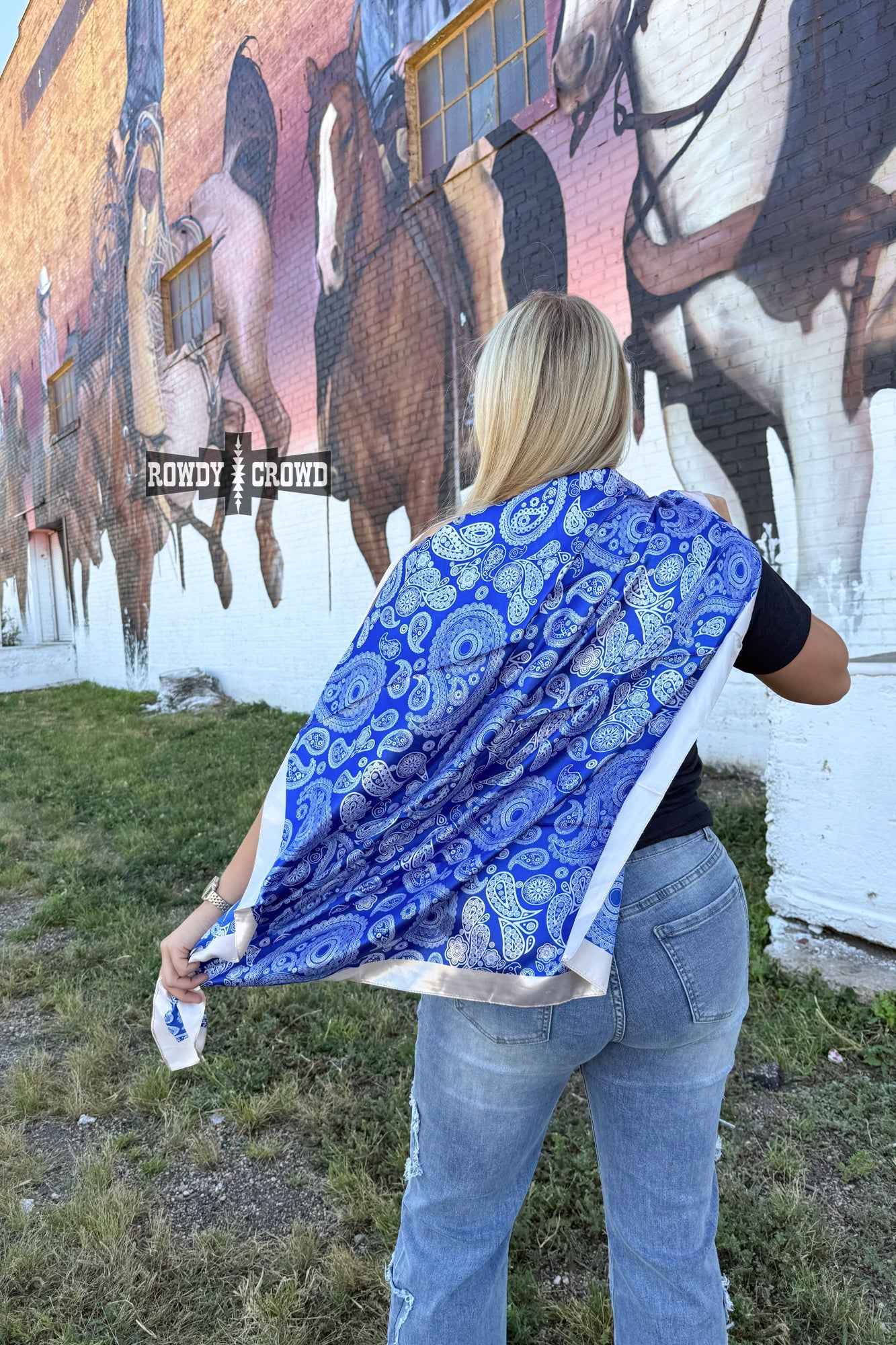 DS Cowgirl Paisley Wild Rag