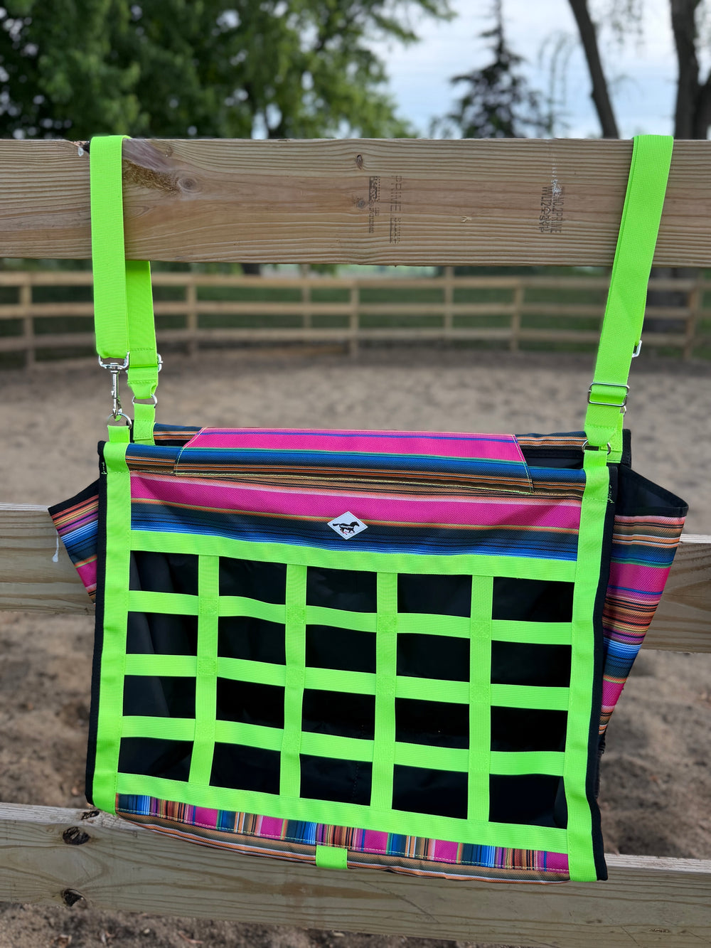 Slow Graze Hay Bag - Neon Vaquero | WhinneyWear