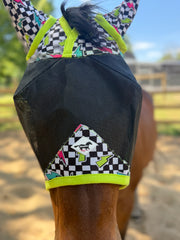 Finish Line | Buzz Off Horse Size Fly Mask | WhinneyWear