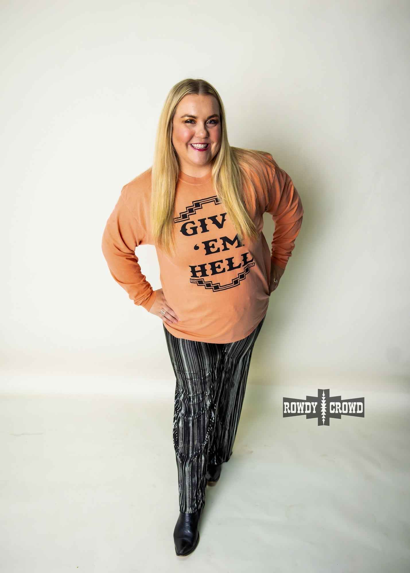 DS Give 'Em Hell Long Sleeve Tee