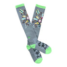 Don’t Walk in Fear Gray Performance Boot Socks