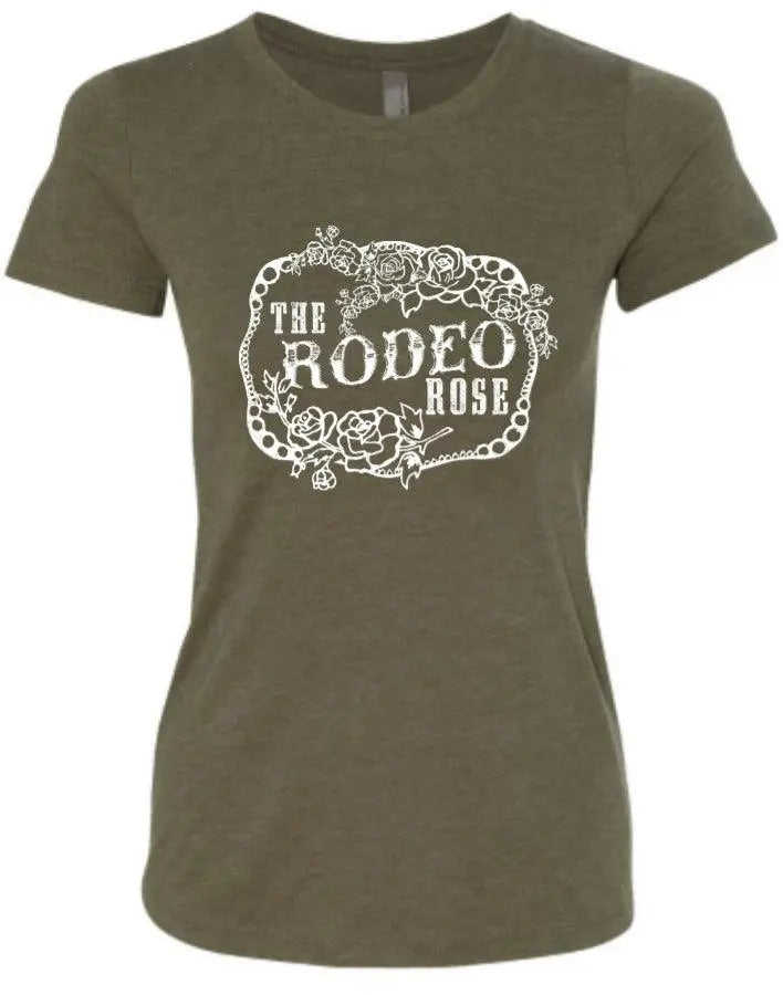 The Rodeo Rose  Logo Tee