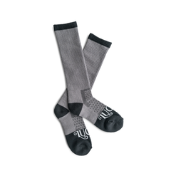 The Cowboy- Grey Performance Boot Socks