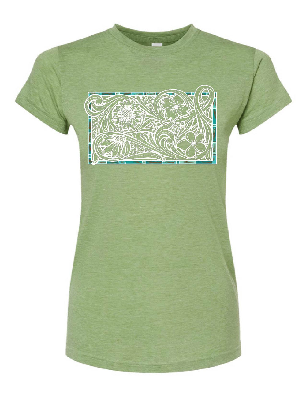 Tooled Floral Tee